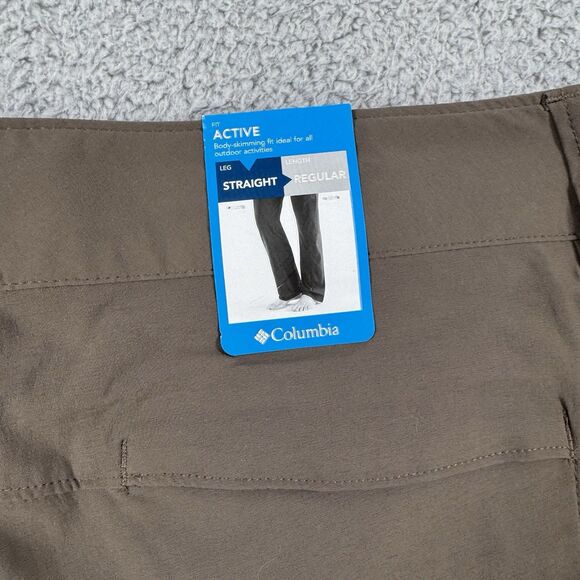 S Columbia Pants Womens 12 Brown Saturday Trail Stretch Omni-Shield NWT - Picture 11 of 13